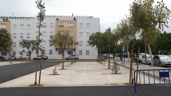 área de aparcamientos de autocaravanas